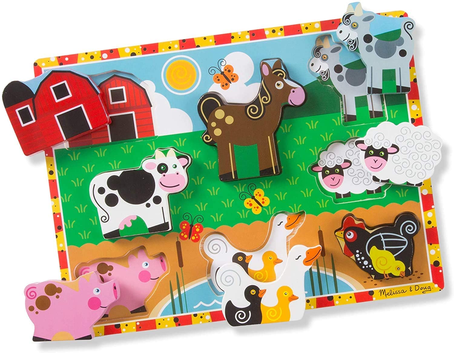 Farm Life Lifelike Pieces Puzzle